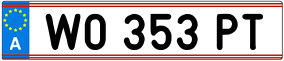 Truck License Plate